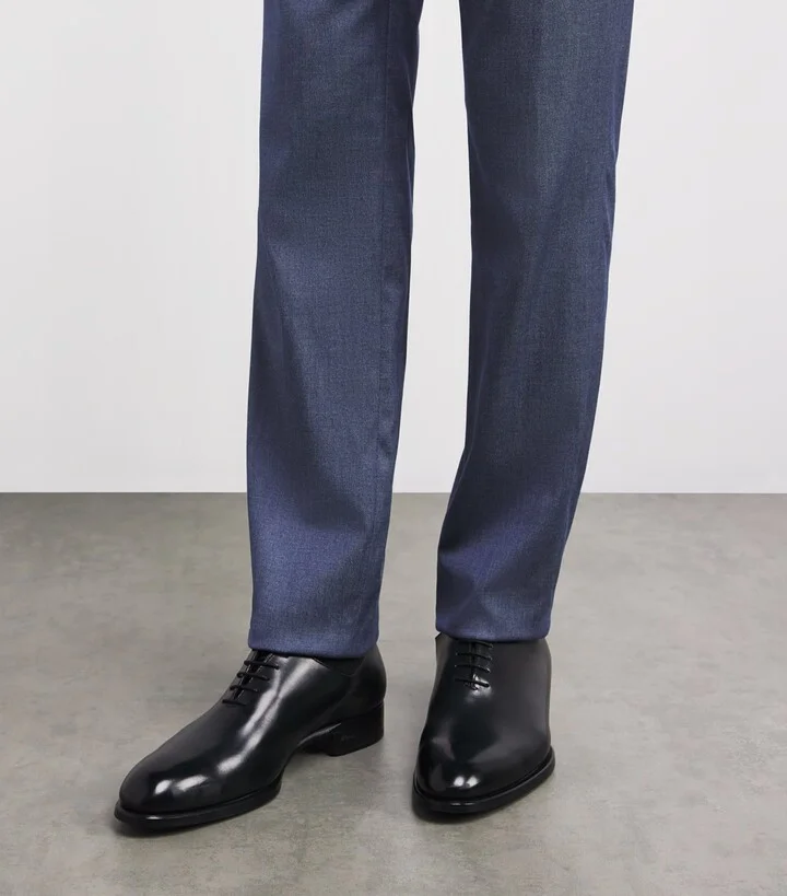 Brioni Leather Oxford Shoes - Image 2