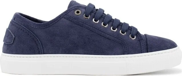Brioni Logo Embossed Lace-Up Sneakers
