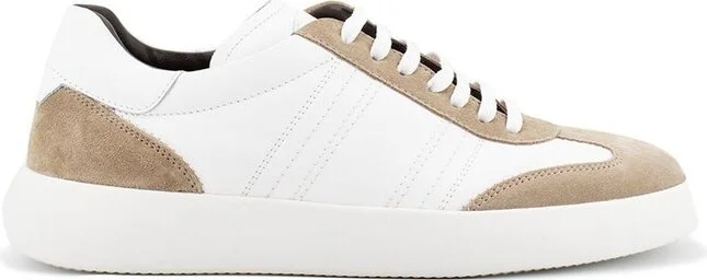 Brioni Logo Patch Panelled Sneakers