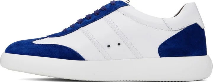 Brioni Navy & White Olympia Sneakers - Image 3