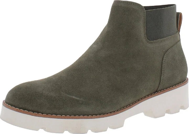 Brionie Womens Suede Chelsea Boots