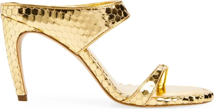 Brisa Lizard Embossed Mule Sandal - Image 4
