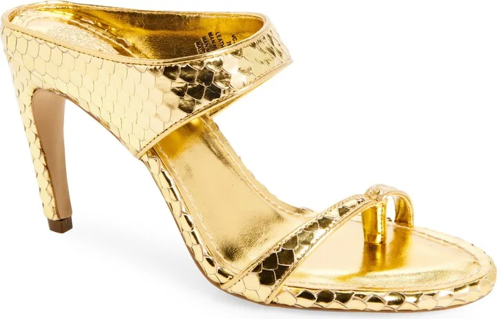 Brisa Lizard Embossed Mule Sandal