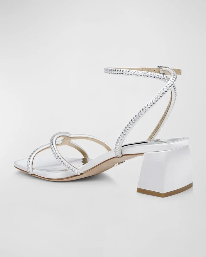 Brisa Strass Ankle-Strap Sandals - Image 4
