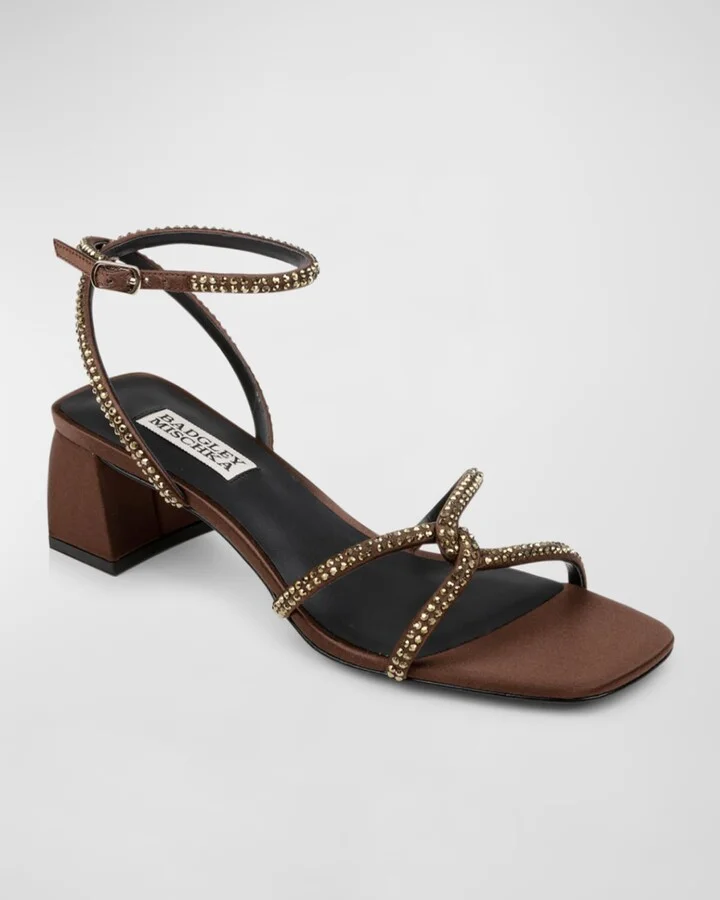 Brisa Strass Ankle-Strap Sandals - Image 11