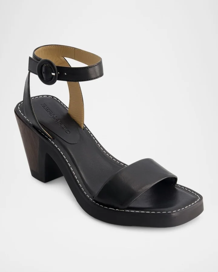 Brisi Leather Ankle-Strap Sandals - Image 2
