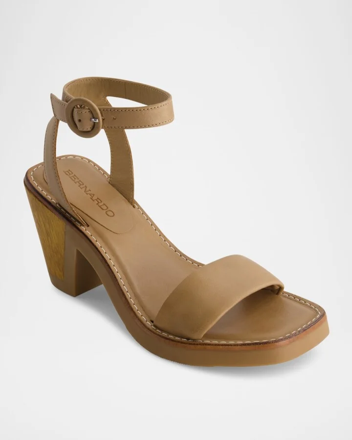 Brisi Leather Ankle-Strap Sandals - Image 3