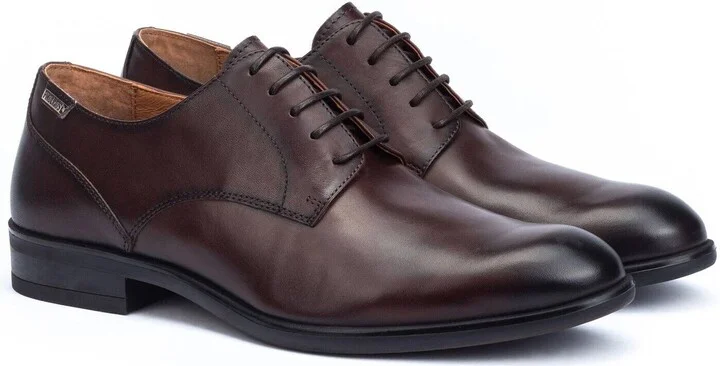 Bristol M7J-4187 Oxford Men's 10.5-11 Olmo Leather Dress Shoes KHD1077
