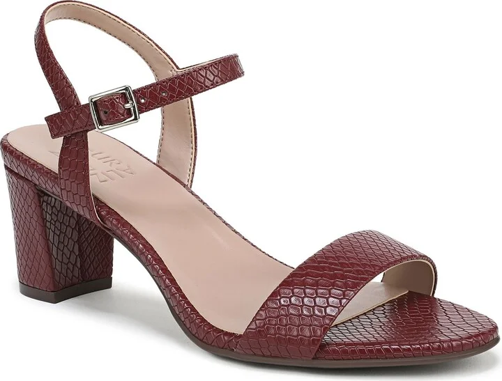 CRANBERRY RED FAUX LEATHER