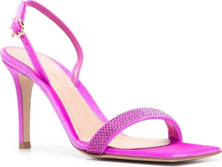 Britney 95mm rhinestone-embellished sandals - Image 2