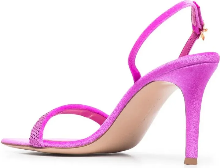 Britney 95mm rhinestone-embellished sandals - Image 3