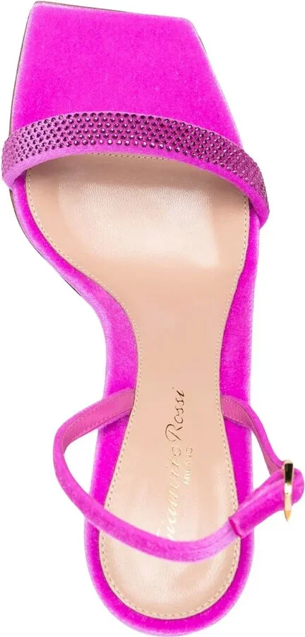 Britney 95mm rhinestone-embellished sandals - Image 4