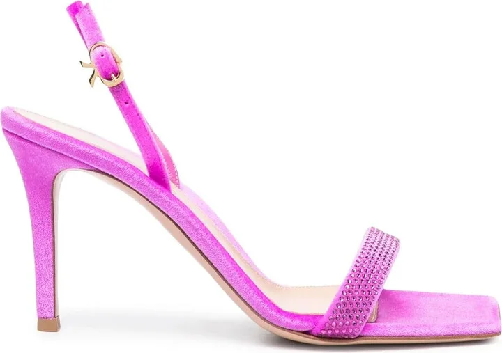Britney 95mm rhinestone-embellished sandals