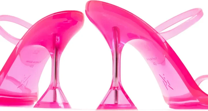 Brito 95mm translucent sandals - Image 4