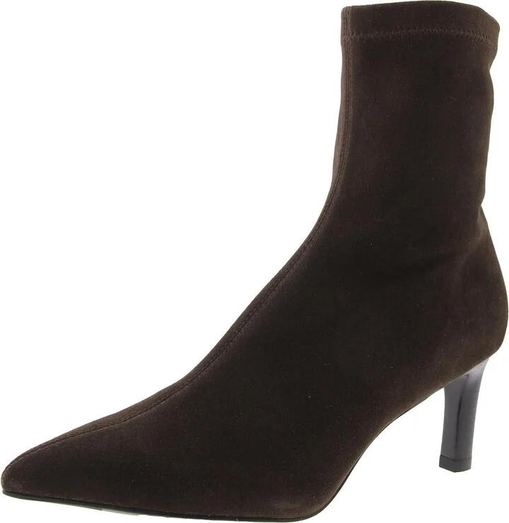 Britt Boot Womens Zipper Suede Booties