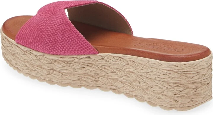 Britta Espadrille Platform Wedge Slide Sandal - Image 2