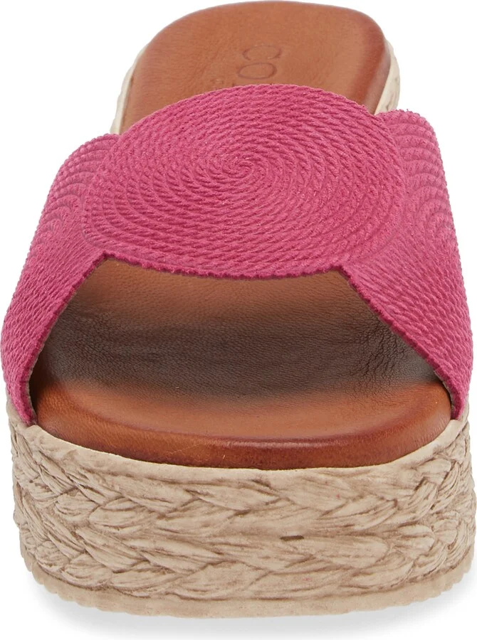 Britta Espadrille Platform Wedge Slide Sandal - Image 4