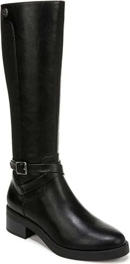 BRITTANY Womens Zipper Manmade Knee-High Boots