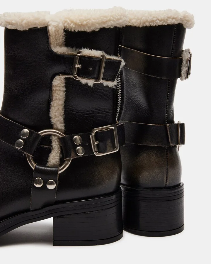 Brixton Fur Black Distressed - Image 3