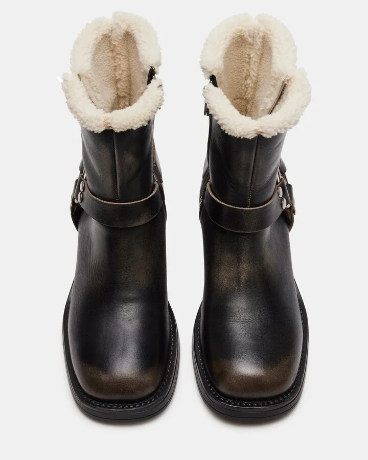 Brixton Fur Black Distressed - Image 4