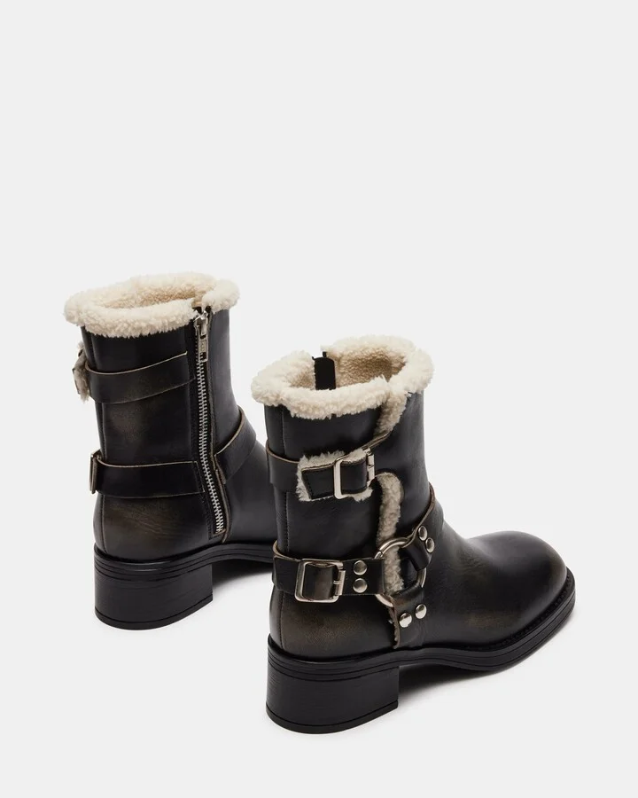 Brixton Fur Black Distressed - Image 5