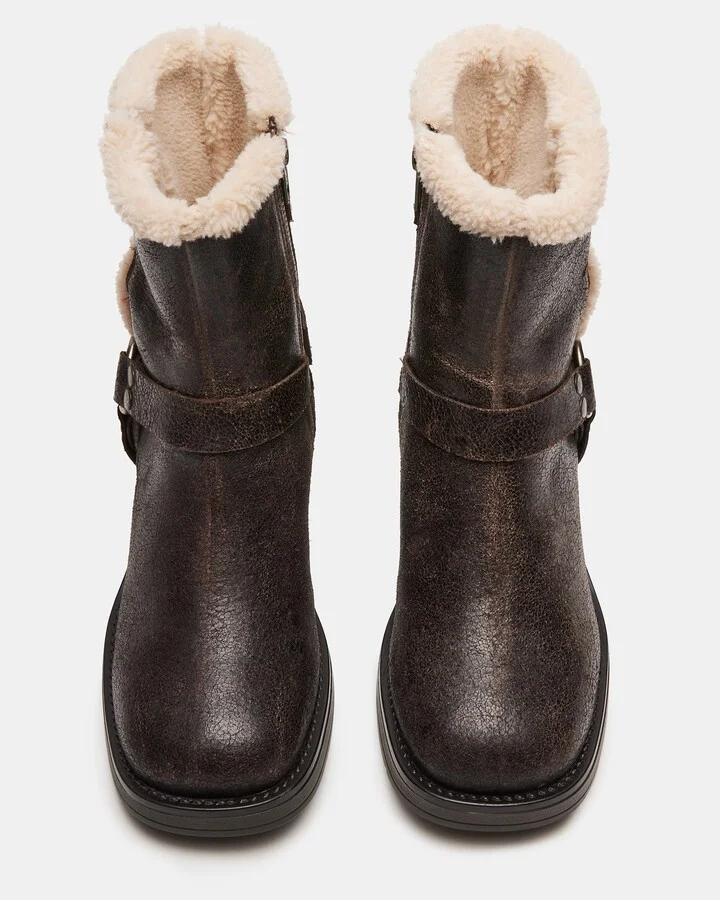 Brixton Fur Brown Distressed - Image 4