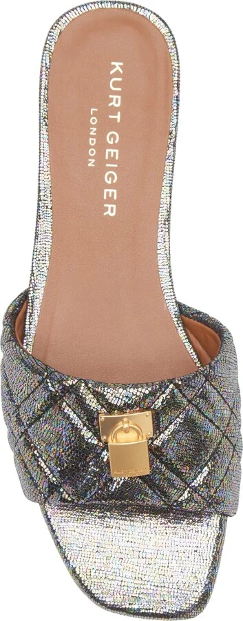 Brixton Metallic Leather Slide Sandal - Image 5