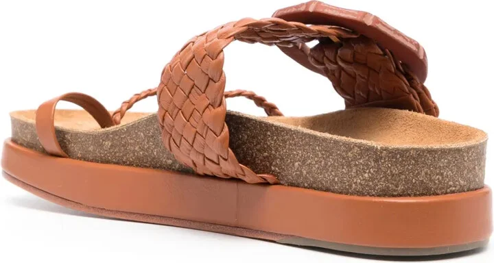 Broadwalk Romance leather slides - Image 3
