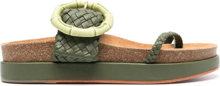 Broadwalk Romance leather slides