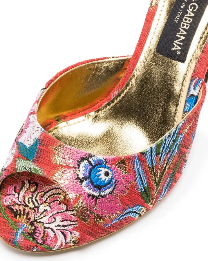 Broc peep-toe 75mm sandals - Image 4