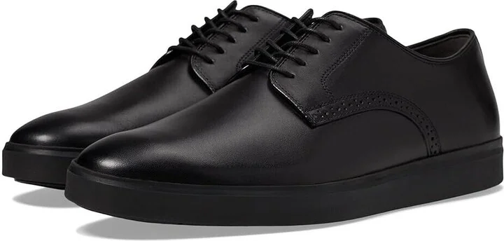 Brody 20-6647 Men's US 8.5 Black Leather Dress Shoes KHD189