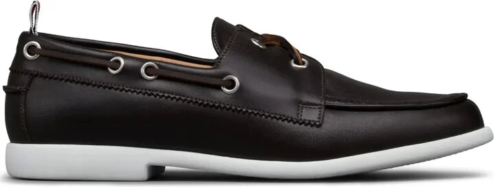 Brogue boat shoes