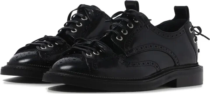 Brogue-Detail Derby Shoes - Image 2