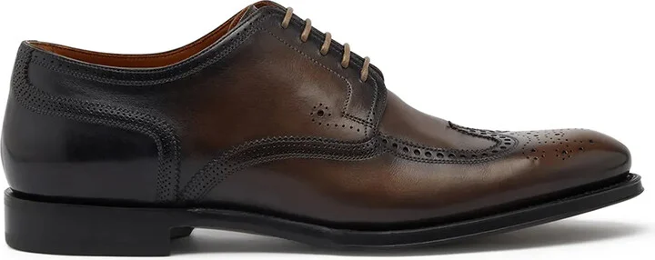 Brogue Detail Derby Shoes