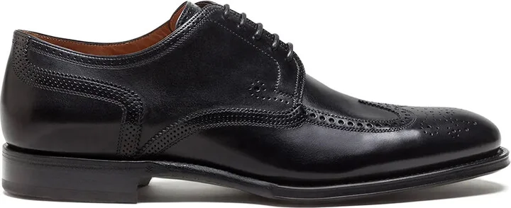 Brogue Detail Derby Shoes