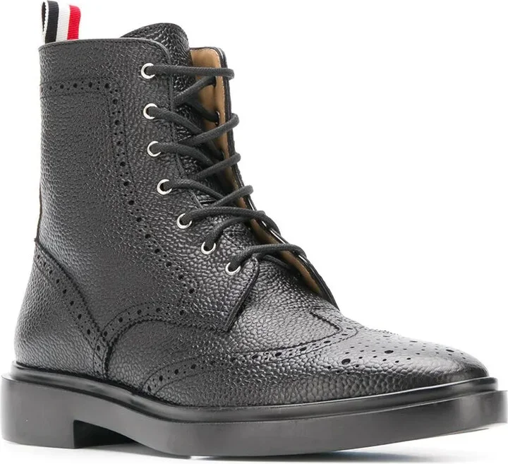 Brogue-Detailed Boots - Image 2
