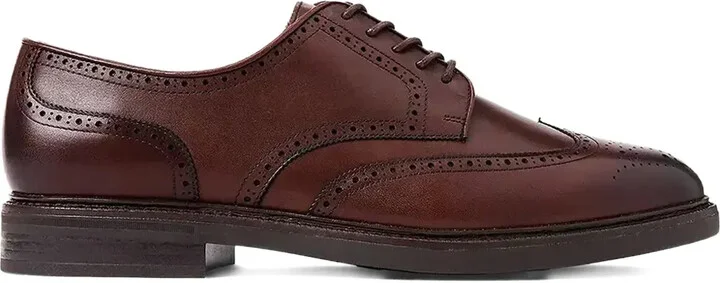 Brogue-Detailing Lace-Up Shoes
