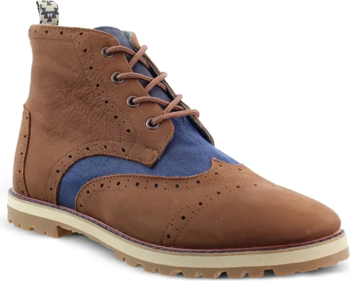 Brogue leather boots - Image 2