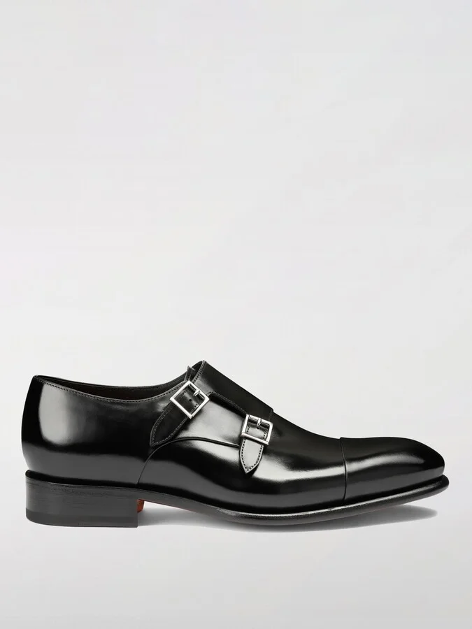 Brogue Shoes SANTONI Men color Black