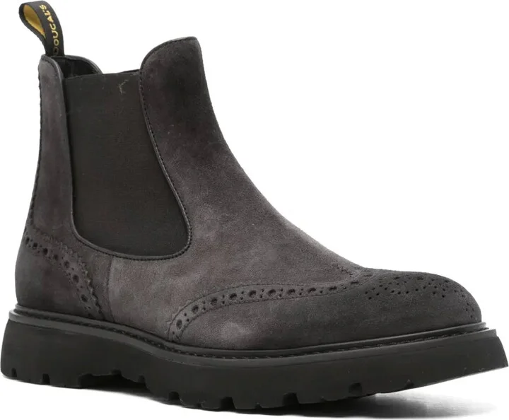 Brogue-Trim Ankle Boots - Image 2