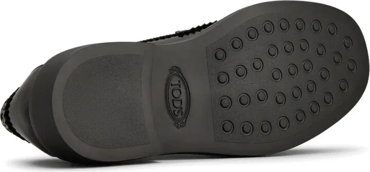 Brogue-Trim Leather Loafers - Image 4