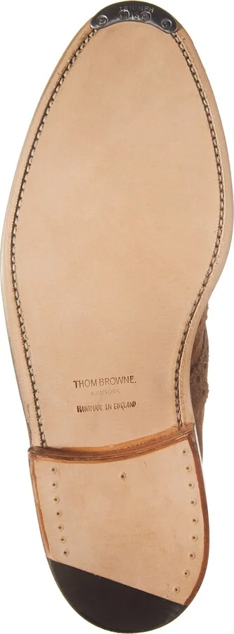 Brogue Wingtip Suede Boot - Image 6