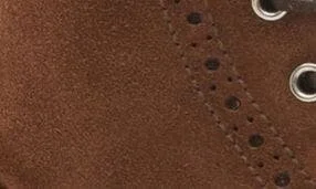Brogue Wingtip Suede Boot - Image 7