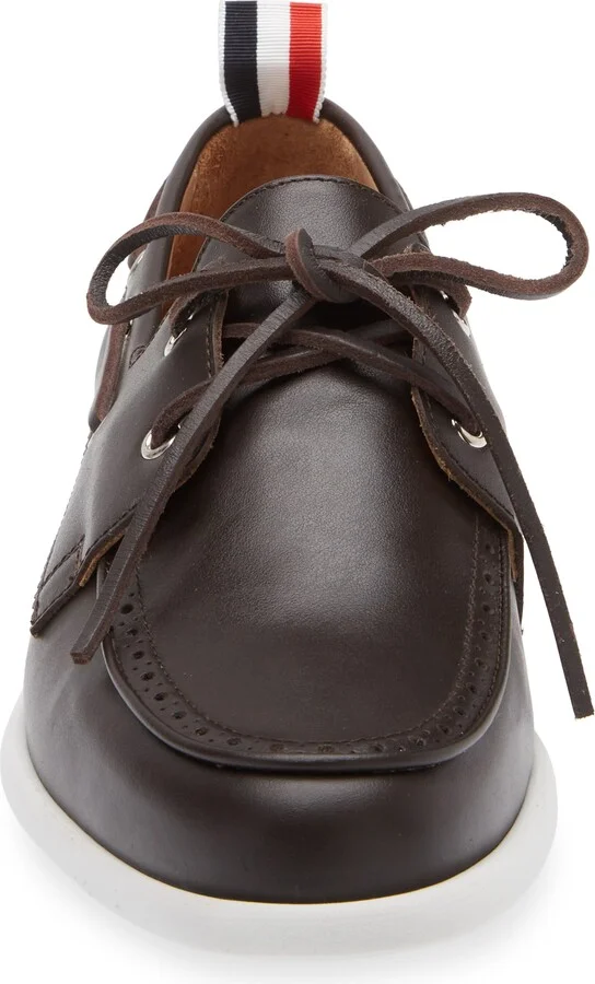 Brogued Boat Shoe - Image 4