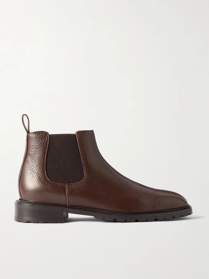 Brompton Full-Grain Leather Chelsea Boots