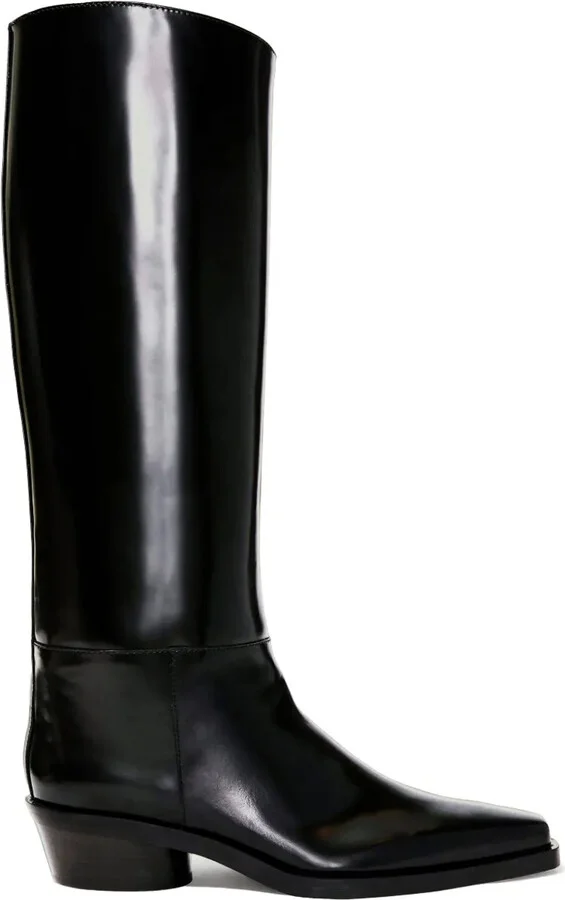 Bronco knee-high leather boots