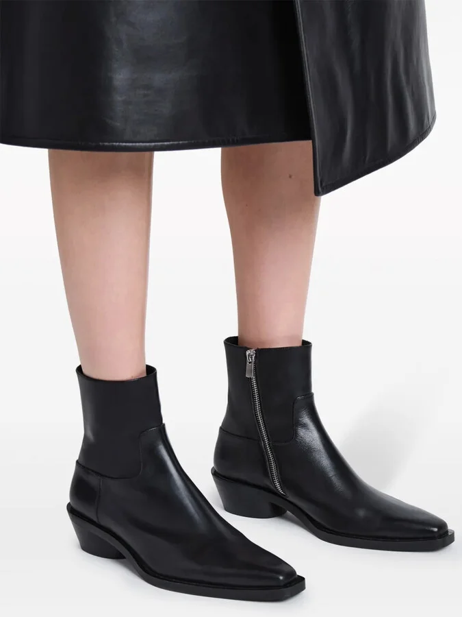 Bronco leather ankle boots - Image 5