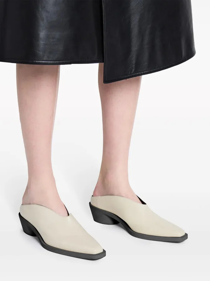 Bronco leather mules - Image 5