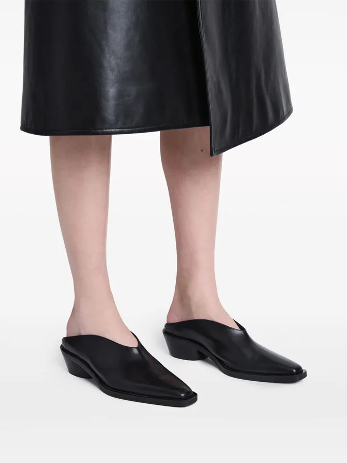 Bronco leather mules - Image 5