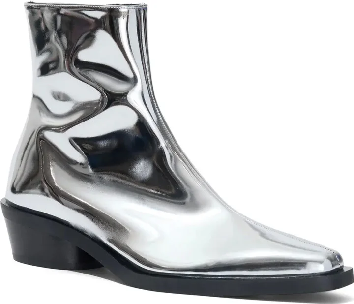 Bronco mirrored-finish ankle boots - Image 2